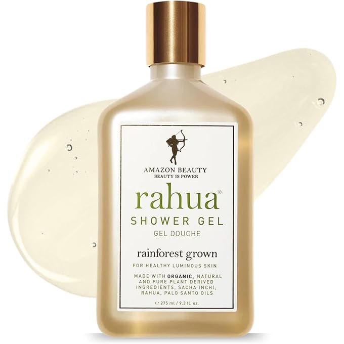 راهوا جل الاستحمام Rahua بسعة 9.3 أونصة سائلة، صابون غسول طبيعي للجسم مصنوع من مكونات عضوية نباتية، فانيليا، بالو سانتو، لافندر، أوكالبتوس، بولي فينولات، لتوازن رطوبة البشرة، لجميع أنواع البشرة - Image 1